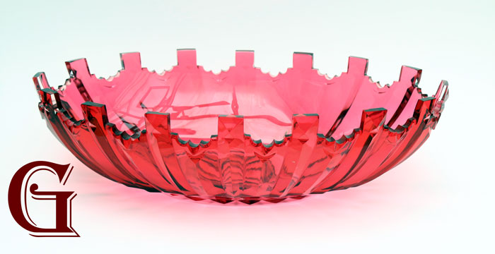 CRANBERRY GLASS MONTIETH